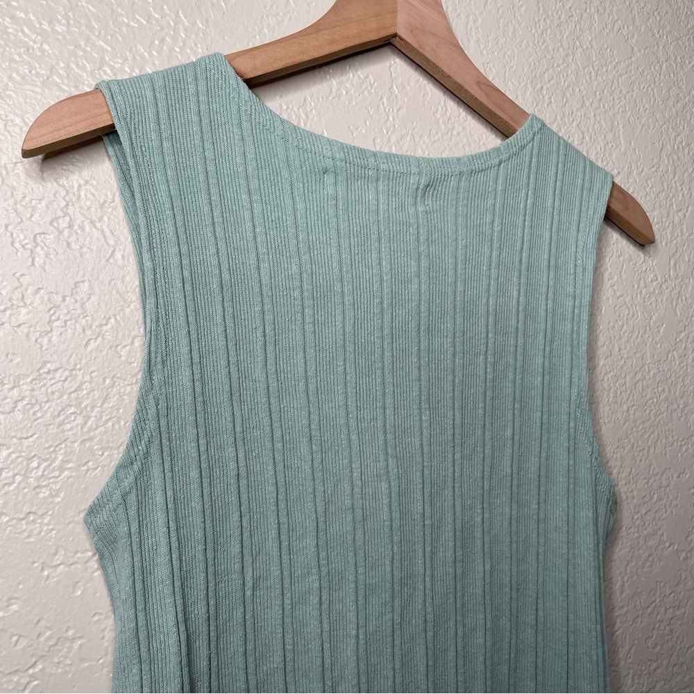 Free People Dana Knit Tank Top Button Vest FP Beach Boho - Picture 8 of 11